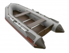 Лодка ПВХ "Тайга-340 Киль" (под мотор 15 л.с.) (С-Пб) (цвет серый)
