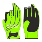 Перчатки рыболовные без трёх пальцев Wonder Gloves W-Pro шартрез WG-FGL094 XL