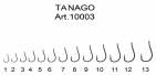 Крючок TANAGO-RING № 5 с ушком, покрытие BN (10 шт)																												