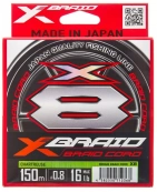 Плетёный шнур YGK X-Braid Braid Cord X8 150m #0.6/14lb							