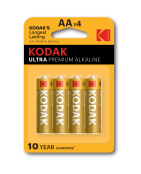 Элемент питания  Kodak LR6-4BL ULTRA PREMIUM  [ KAA-4 UD]	