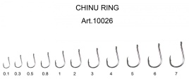 Крючок CHINU-RING №0.1 с ушком, покрытие BN (10 шт)																												