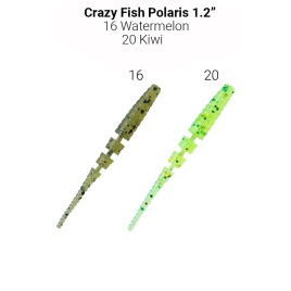 Polaris 1.2" 61-30-16/20-6 Силиконовые приманки Crazy Fish						