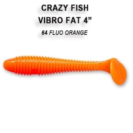 VIBRO FAT 4'' 14-100-64-6 Силиконовые приманки Crazy Fish						