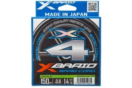Плетёный шнур YGK X-Braid Braid Cord X4 150m #1,5/25lb							