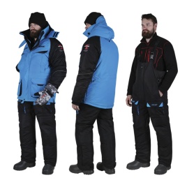 Костюм зимний Alaskan New Polar M  синий/черный  XXL (куртка+полукомбинезон)															