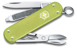 Нож перочинный Victorinox Classic Lime Twist (0.6221.241G) 58мм 5функц. 