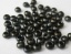Hard Beads Black 8mm (пластик) t('фото') 18139