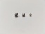 Вольфрамовые головки с прорезью/серебро 4,6мм.0,75гр. t('фото') 7240