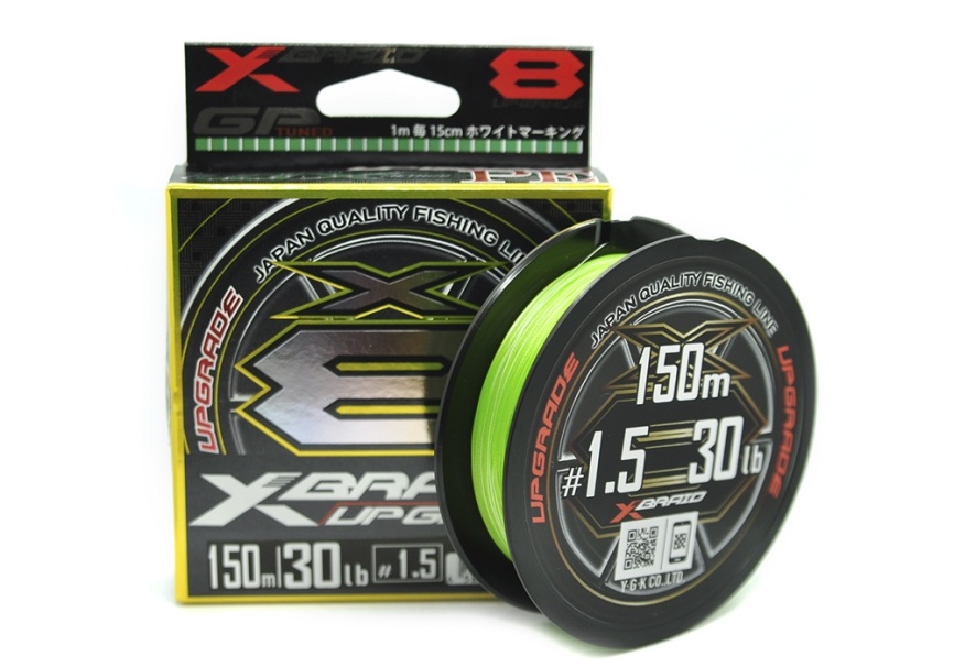 Плетёный шнур YGK X-Braid Upgrade X8 150m #0.8/16lb							 фото 1