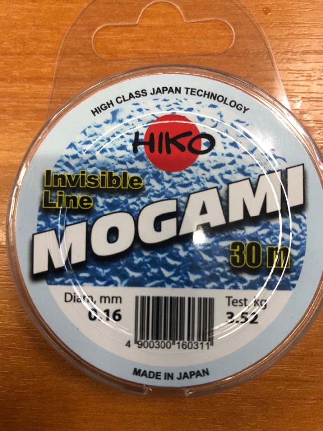 леска Hiko Mogami30 м. 0,08мм  1,35 кг. фото 1