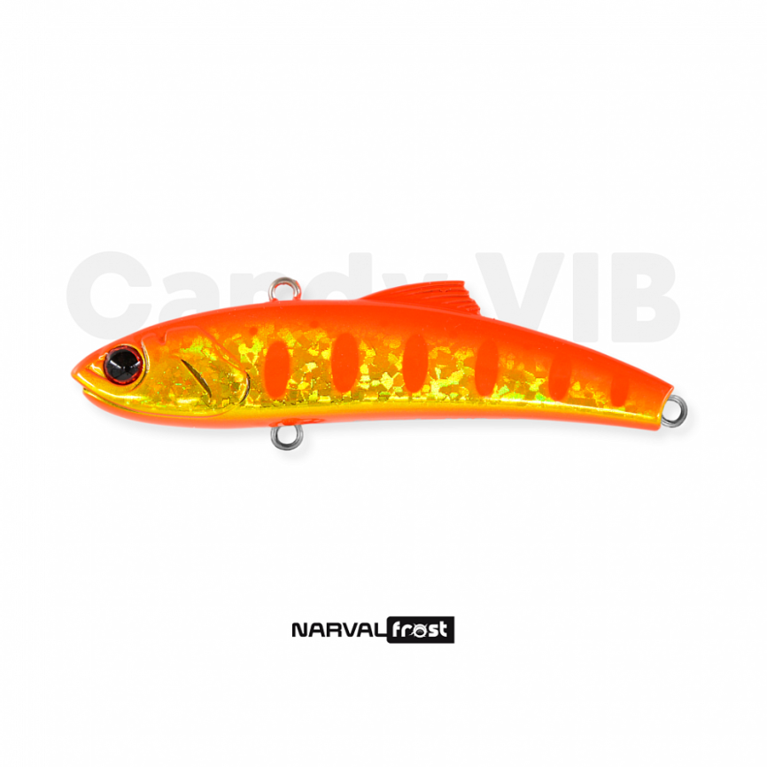 Раттлин Narval Frost Candy Vib 80mm 21g #017-Orange Tiger												 фото 1