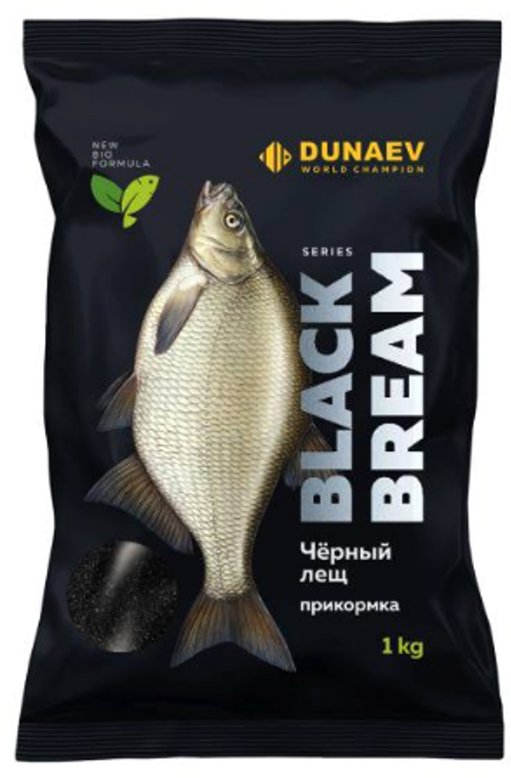 Прикормка DUNAEV BLACK Series 1 кг BREAM (Лещ)				 фото 1