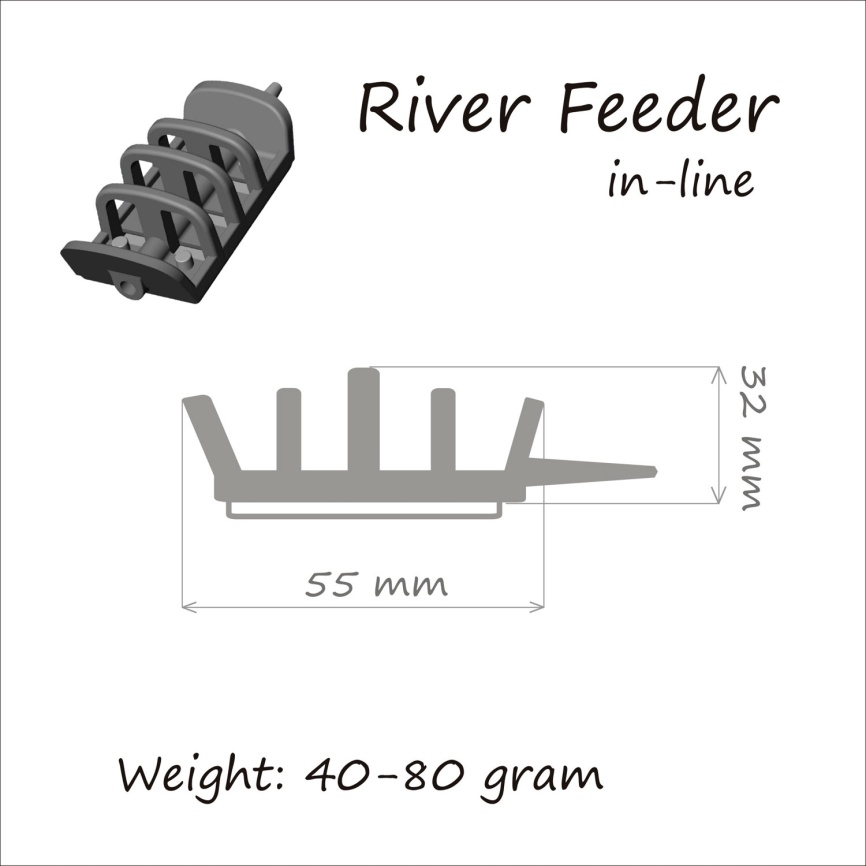  Кормушка методная Orange River Feeder 40гр.  фото 4