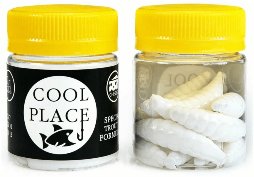 Резина форелевая Cool Place maggot stretch белый сыр фото 1