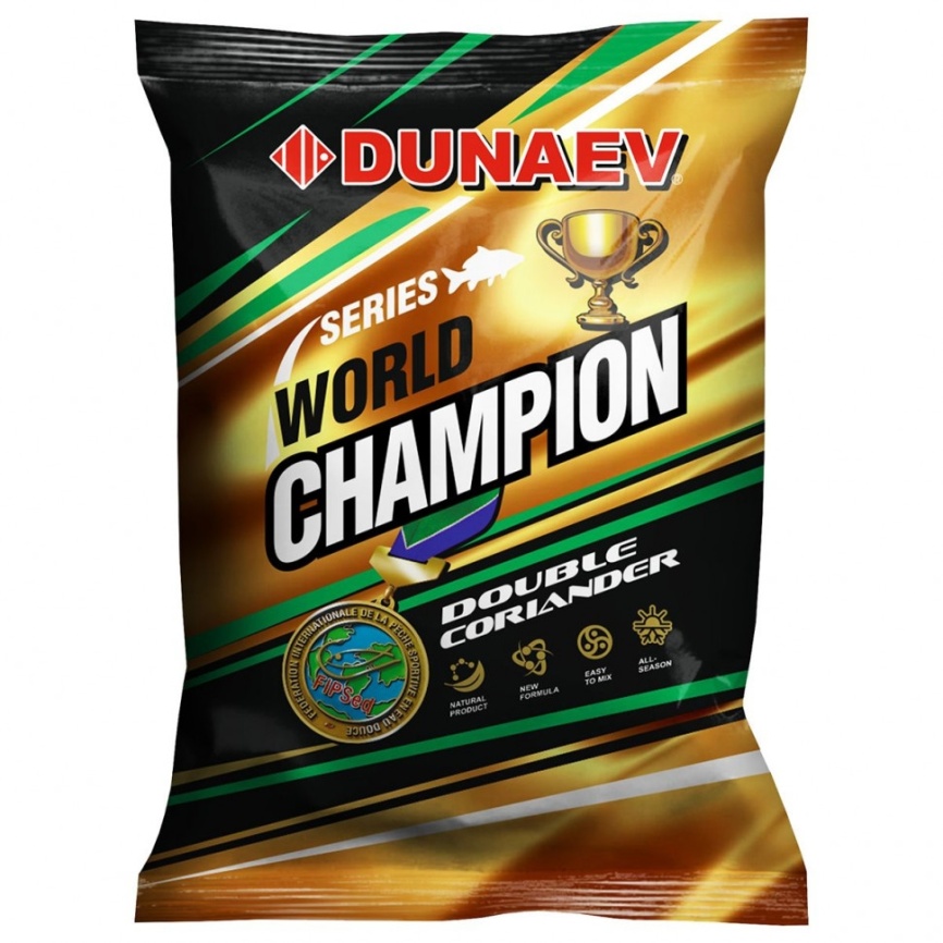 Прикормка "DUNAEV-WORLD CHAMPION" 1кг Double Coriander				 фото 1