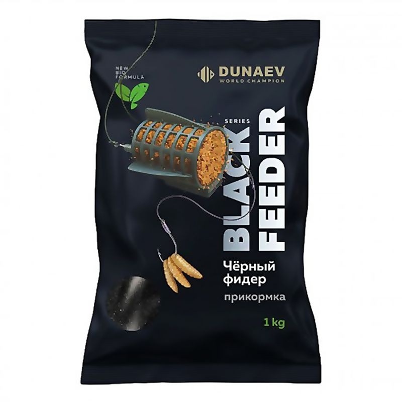 Прикормка DUNAEV BLACK Series 1 кг FEEDER (Фидер)				 фото 1