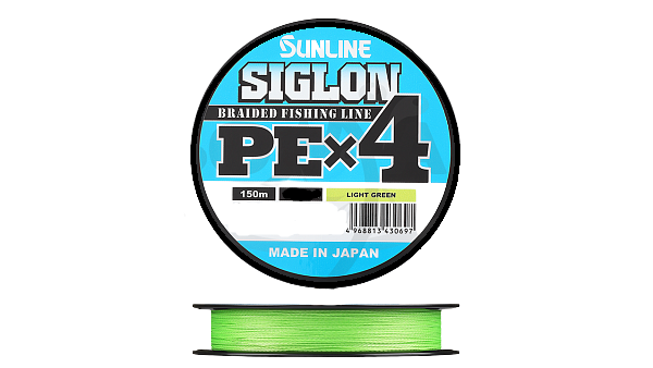 Плетёный шнур Sunline SIGLON PEx4 Dark Green 150m #1.7/30lb							 фото 1