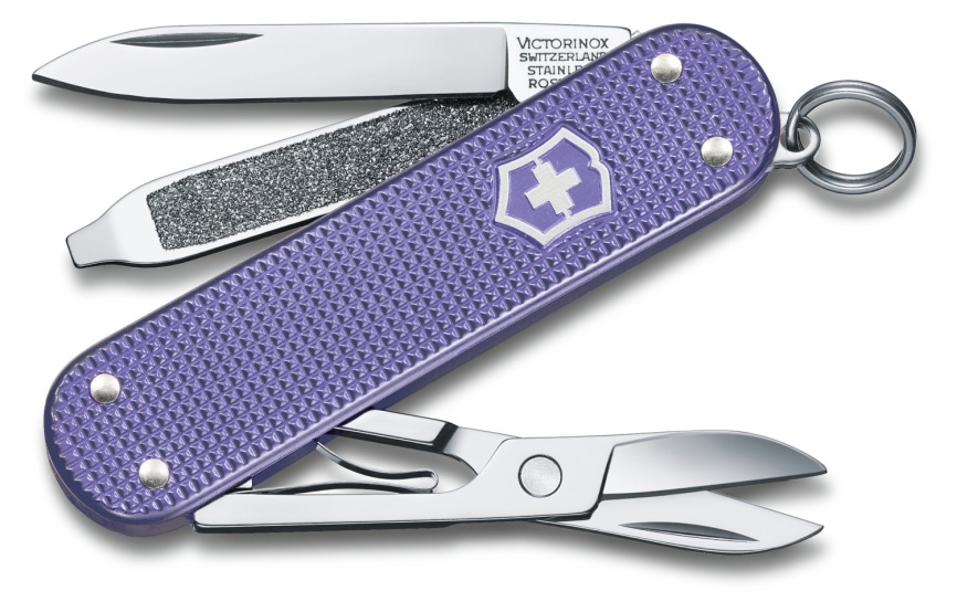 Нож перочинный Victorinox Classic Electric Lavender (0.6221.223G) 58мм 5функц.  фото 1