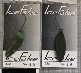 Блесна VALKEIN VALKEIN ICE FAKE 2.6G : Turning Green No.49																														