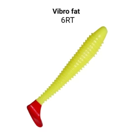 VIBRO FAT 4'' 14-100-6RT-6 Силиконовые приманки Crazy Fish						
