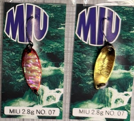 Блесна FOREST MIU Native Abalone 2.8g No7 Red Yellow Parmark