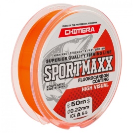 Леска *CHIMERA* SPORTMAXX Fluorocarbon Coating High Visual 50m.# 0.16