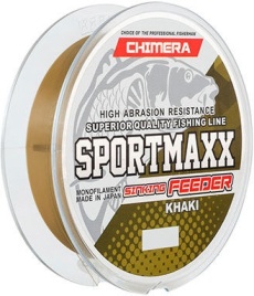 Леска *CHIMERA* SPORTMAXX Feeder Khaki SINKING 150m.# 0.18 (цв.Хаки) (4,8кг)