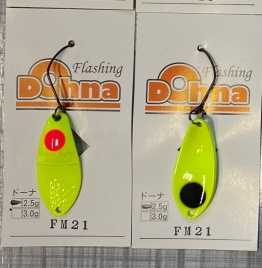 Колеблющаяся блесна Angler`z System Area Spoon Dohna, 2,5 гр, FM21