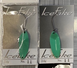 Блесна VALKEIN VALKEIN ICE FAKE 2.6G : Emerald Green No.11																														