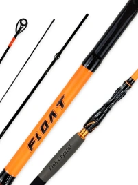 Удилище спиннинговое FLOAT для бомбарды , 3 секции, длина 3,90 м, тест  10-45 г							