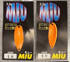 Блесна FOREST MIU 3.5g No18 Fluorescent Orange