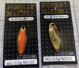 Блесна FOREST MAZIORA MIU 3.5g 03																														