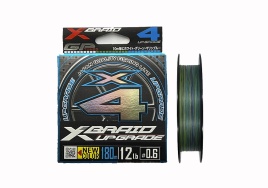 Плетёный шнур YGK X-Braid Upgrade X4 3 colored #0.6/12lb 180m							