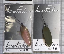 Блесна VALKEIN VALKEIN ICE FAKE 2.6G : Peach Wood No.48																														