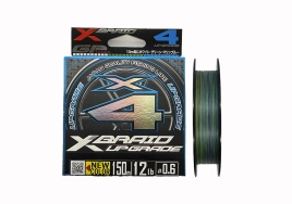 Плетёный шнур YGK X-Braid Upgrade X4 3 colored #0.6/12lb 150m							