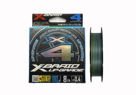 Плетёный шнур YGK X-Braid Upgrade X4 3 colored #0.4/8lb 180m							