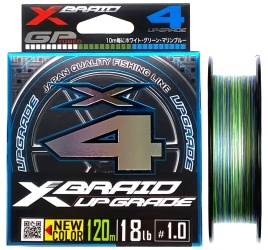 Плетёный шнур YGK X-Braid Upgrade X4 3 colored #0.5/10lb 150m							