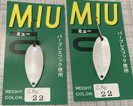 Блесна FOREST MIU 2.8g 22																														