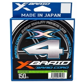 Плетёный шнур YGK X-Braid Braid Cord X4 #3.0/40lb 150m