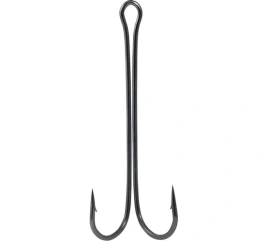 Крючок ДВОЙНОЙ с ОЧЕНЬ длинным цевьем, №6, покрытие BN (уп. 9 шт.)							