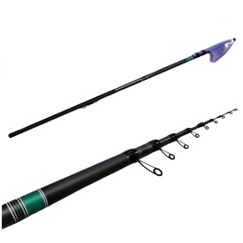 Удилище тел. с кольцами (болонское) "IRON BOLO" FISH CRYSTAL , длина 6 м (30-80Gr) CARBON 30T+40T			