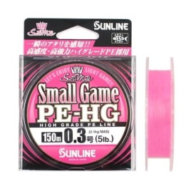 Плетёный шнур Sunline SMALL GAME PE HG 150m #0.3/5lb							