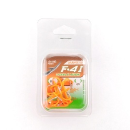 FLAGMAN Крючок тройной Treble hook F41 Orange №4 5шт	