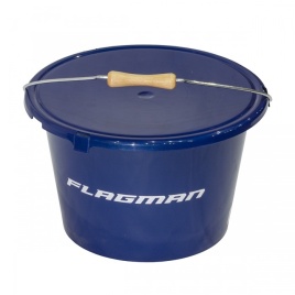 Ведро с крышкой 18 л.синее Flagman PTF_18