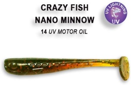 NANO MINNOW 6-40-14-6 Силиконовые приманки Crazy Fish								