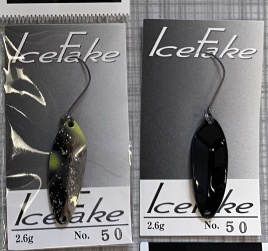Блесна VALKEIN VALKEIN ICE FAKE 2.6G : Black Insect No.50																														