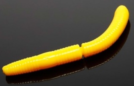 Приманка Libra Lures Fatty D'Worm Tournament 55 (007) (Сыр) (5.5см) 12 шт.																									