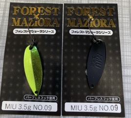 Блесна FOREST MAZIORA MIU 3.5g 09																														