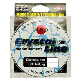 леска Hiko Crystal Line 150 м. 0,18мм  5,8 кг. фото 1